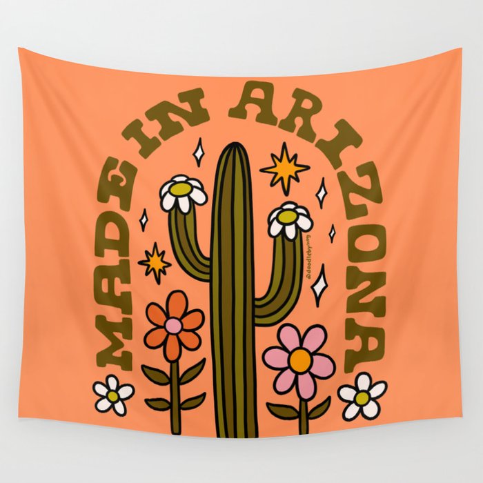 Made In Arizona Wall Tapestry Gallery Image 4