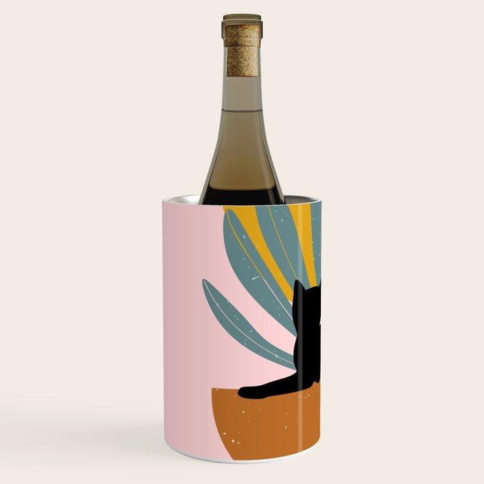 The Cat and The Sun III Wine Chiller Gallery Image 2