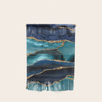 Ocean Blue Mermaid Marble Wall Hanging Gallery Image 1