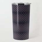 Palm Leaf Pattern - Midnight Travel Mug Gallery Image 1