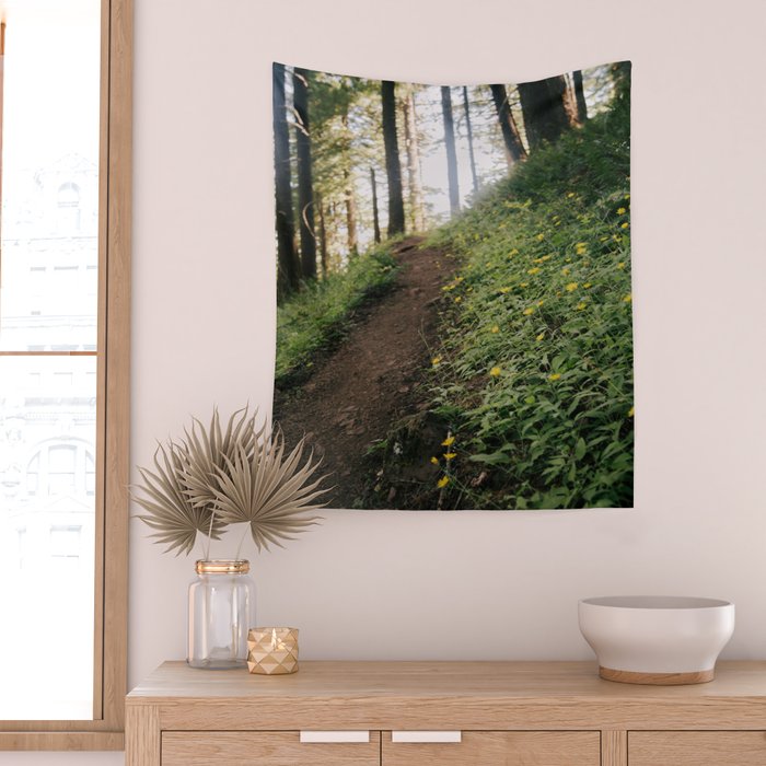 Dandelion Trail Wall Tapestry Gallery Image 2