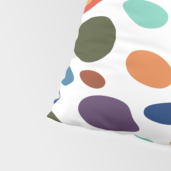 Terrazzo Abstract Pattern Pillow Sham Gallery Image 4