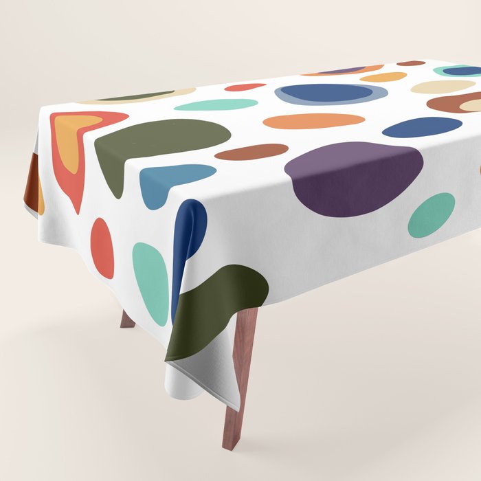Terrazzo Abstract Pattern Tablecloth Gallery Image 1