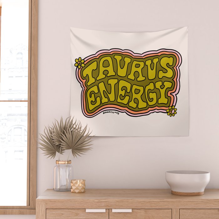 Taurus Energy Wall Tapestry Gallery Image 2