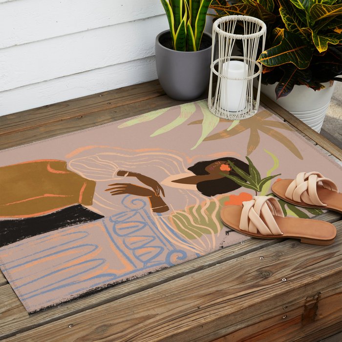 Waiting Outdoor Rug Gallery Image 2