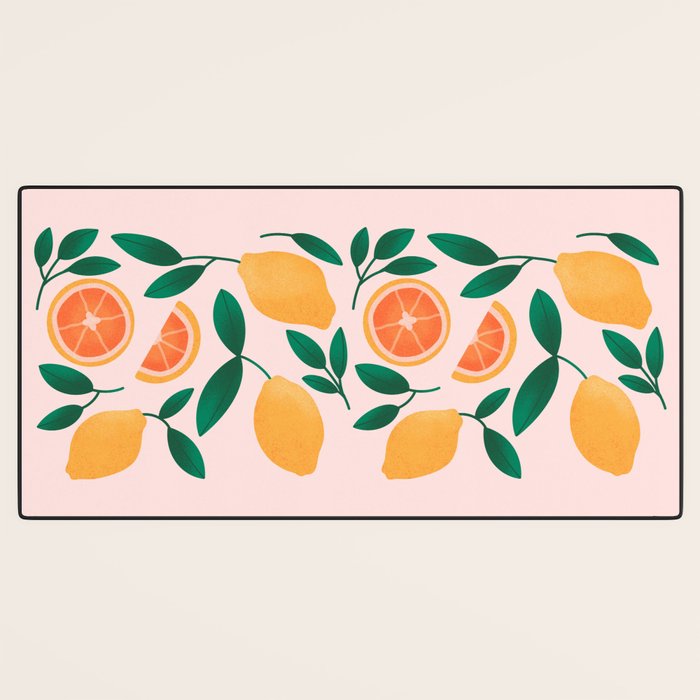Citrus Fruits Desk Mat Gallery Image 3