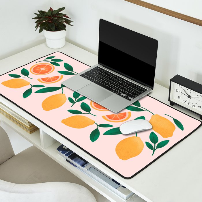 Citrus Fruits Desk Mat Gallery Image 2