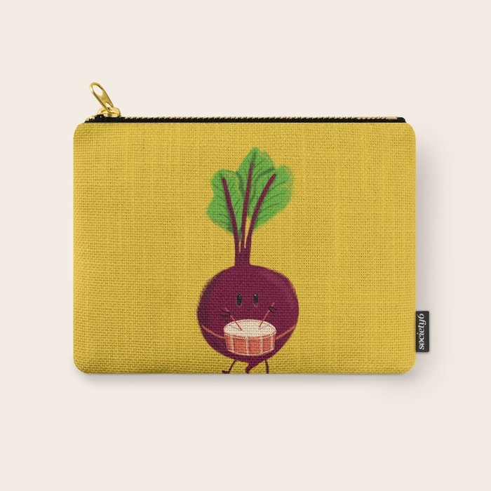 Beet's drum beat Carry All Pouch Gallery Image 1