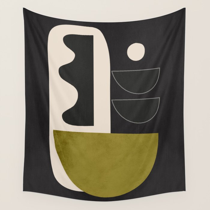 Abstract Minimal Shapes 122 Wall Tapestry Gallery Image 4