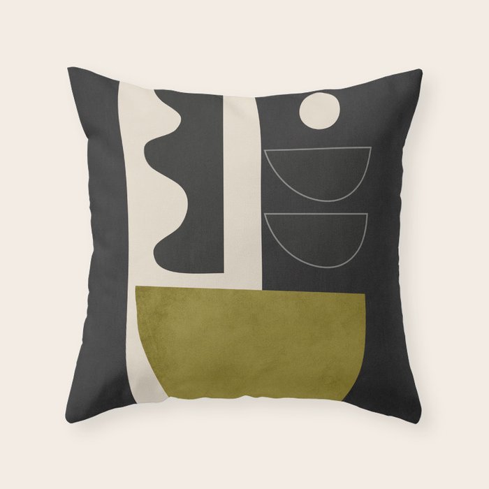 Abstract Minimal Shapes 122 Throw Pillow Gallery Image 6