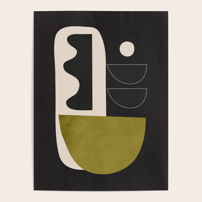 Abstract Minimal Shapes 122 Poster Gallery Image 1