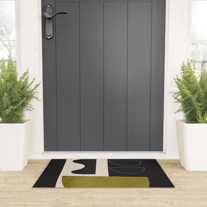 Abstract Minimal Shapes 122 Welcome Mat Gallery Image 3