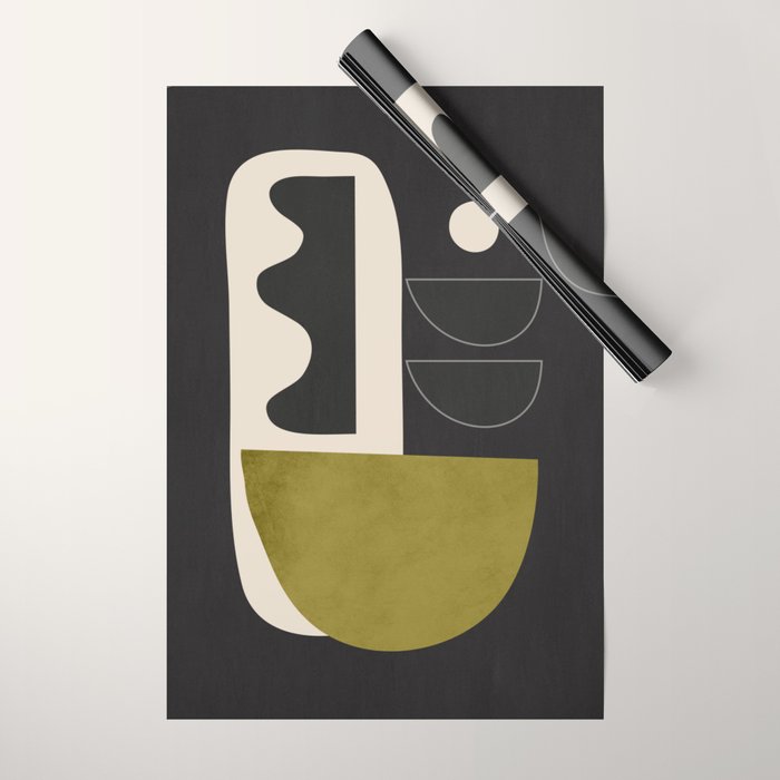 Abstract Minimal Shapes 122 Wrapping Paper Gallery Image 1