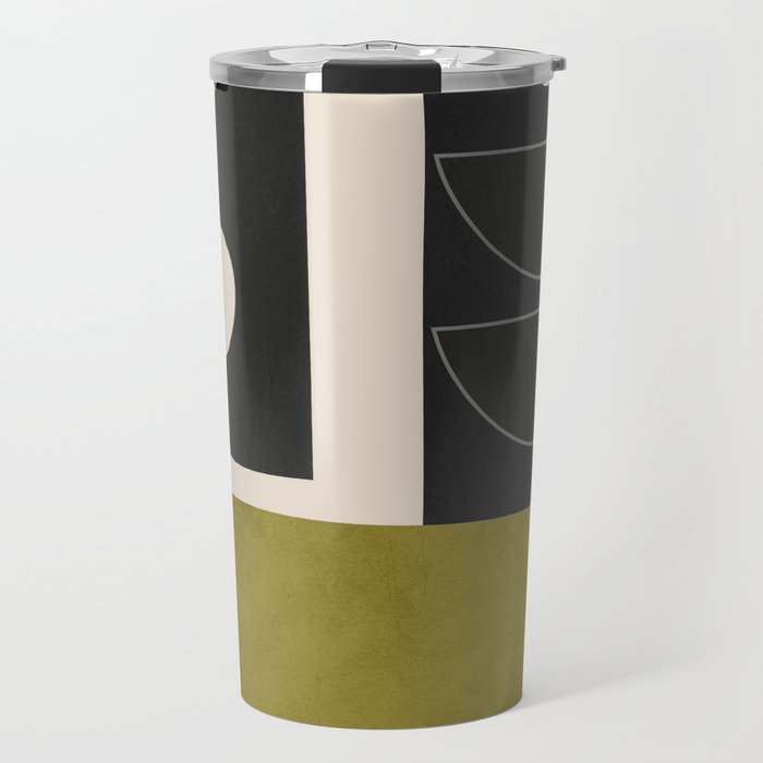 Abstract Minimal Shapes 122 Travel Mug Gallery Image 1