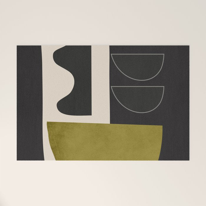 Abstract Minimal Shapes 122 Welcome Mat Gallery Image 1