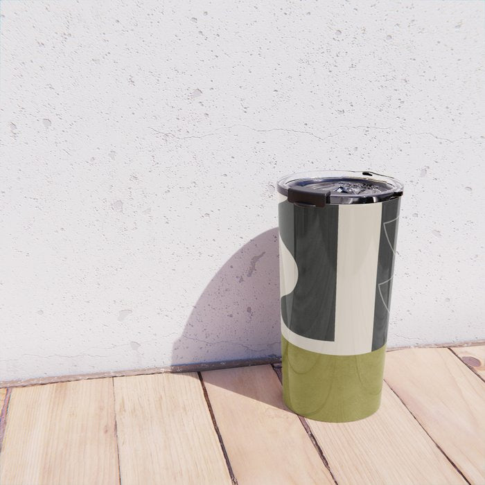 Abstract Minimal Shapes 122 Travel Mug Gallery Image 4