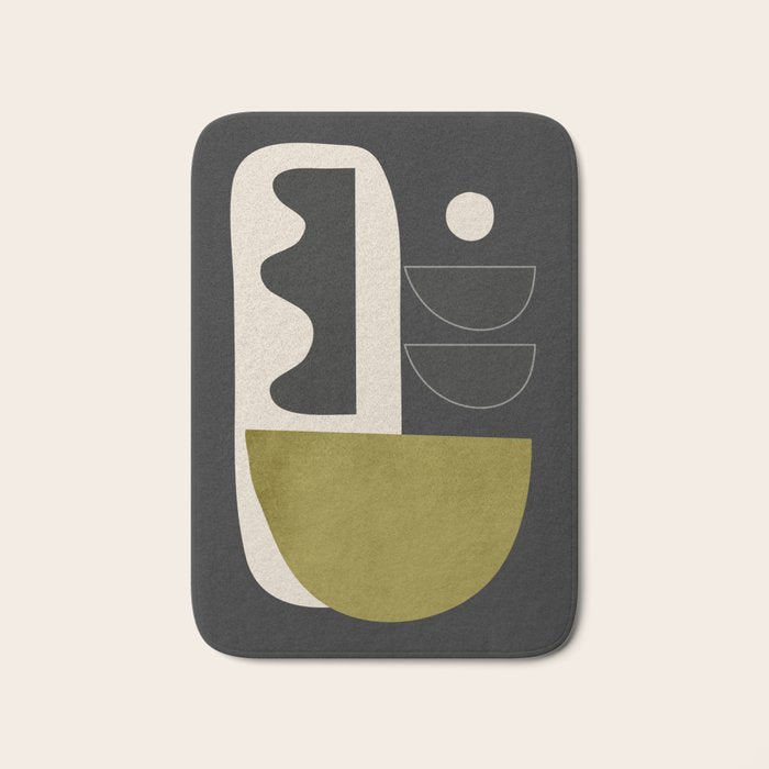 Abstract Minimal Shapes 122 Bath Mat Gallery Image 1