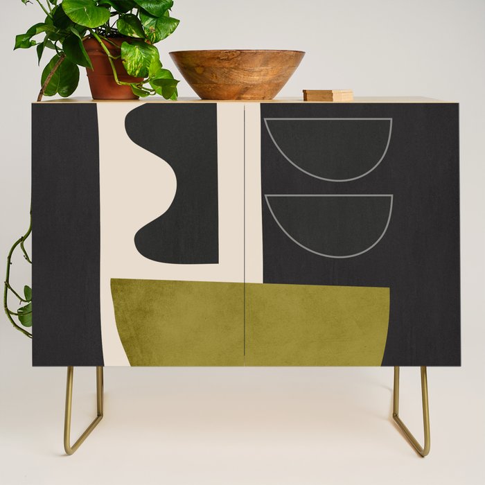 Abstract Minimal Shapes 122 Credenza Gallery Image 1