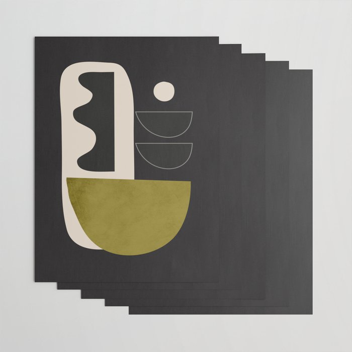 Abstract Minimal Shapes 122 Wrapping Paper Gallery Image 3