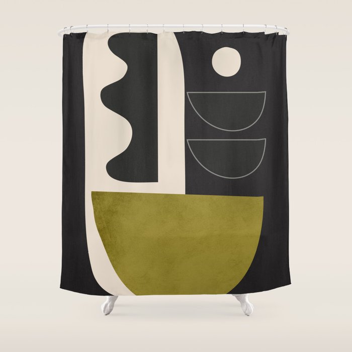 Abstract Minimal Shapes 122 Shower Curtain Gallery Image 1