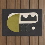 Abstract Minimal Shapes 122 Outdoor Rug Gallery Image 1