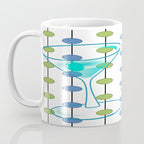 Mid-Century Modern Atomic Art Cocktails 1.0 Coffee Mug Gallery Image 3