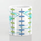 Mid-Century Modern Atomic Art Cocktails 1.0 Coffee Mug Gallery Image 4