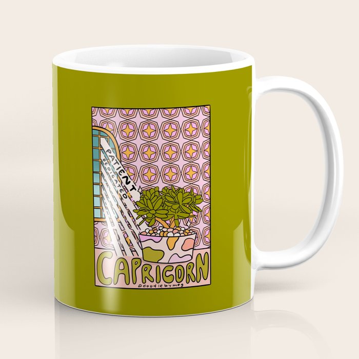 Capricorn Plant Coffee Mug Gallery Image 1