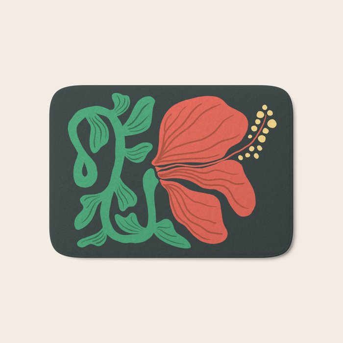 Hibiscus III  Bath Mat Gallery Image 1