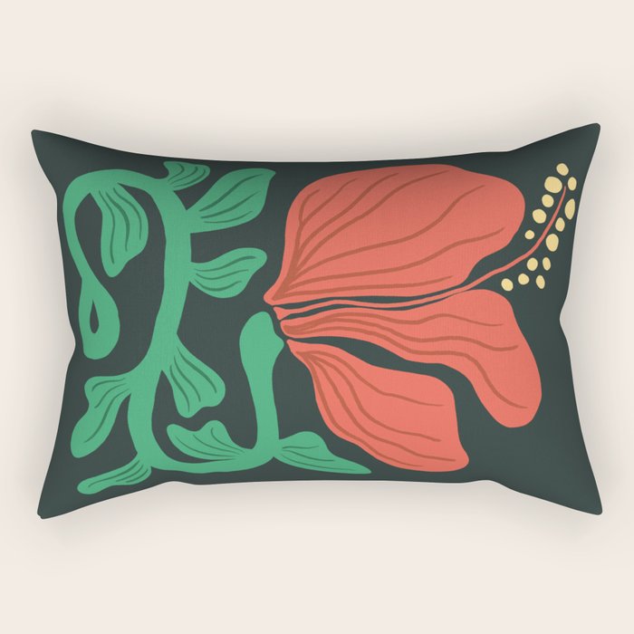 Hibiscus III  Rectangular Pillow Gallery Image 1