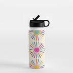 sun sun shine abstract retro mid century modern Water Bottle Gallery Image 1