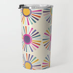 sun sun shine abstract retro mid century modern Travel Mug Gallery Image 3