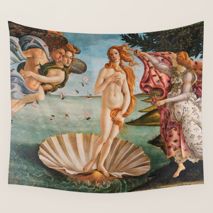 The Birth of Venus Wall Tapestry Gallery Image 4
