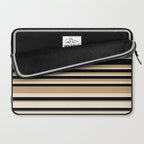 Classic Stripes VII - Neutral Vintage Laptop Sleeve Gallery Image 2