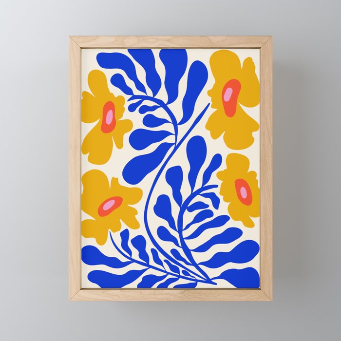 Sapphire Sunshine Garden Mini Art Print Gallery Image 1
