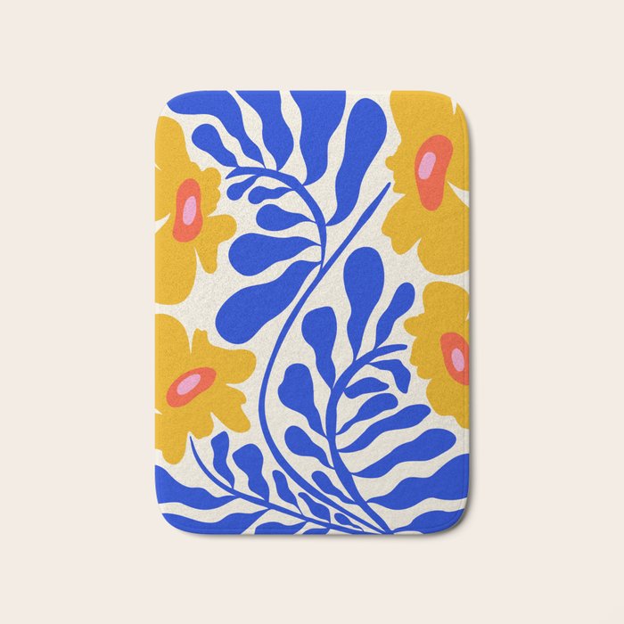 Sapphire Sunshine Garden Bath Mat Gallery Image 1