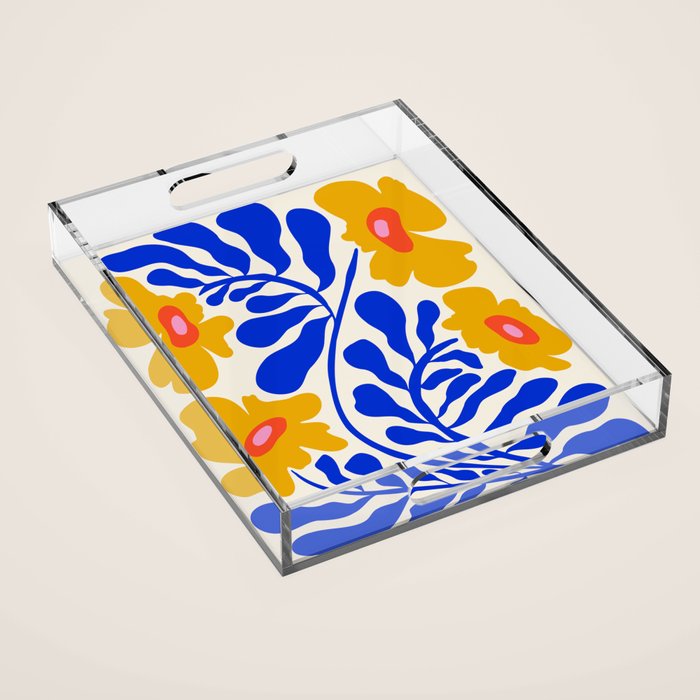 Sapphire Sunshine Garden Acrylic Tray Gallery Image 1