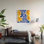 Sapphire Sunshine Garden Wood Wall Art Gallery Image 2
