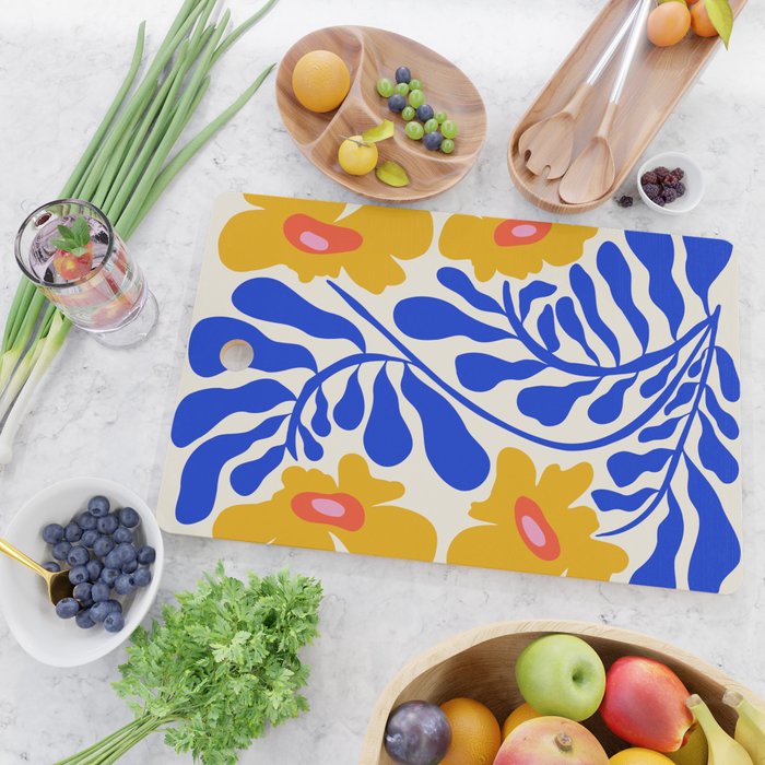 Sapphire Sunshine Garden Cutting Board Gallery Image 2
