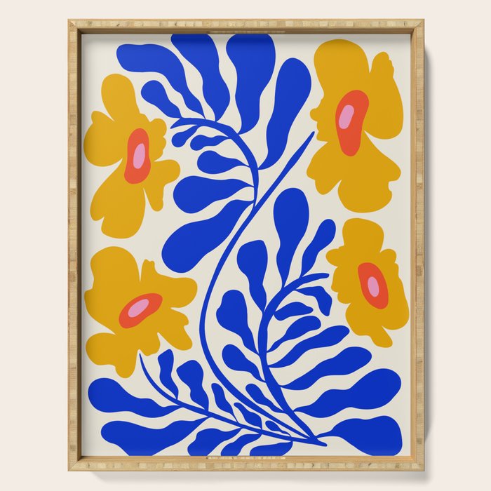 Sapphire Sunshine Garden Serving Tray Gallery Image 1