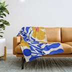 Sapphire Sunshine Garden Throw Blanket Gallery Image 1