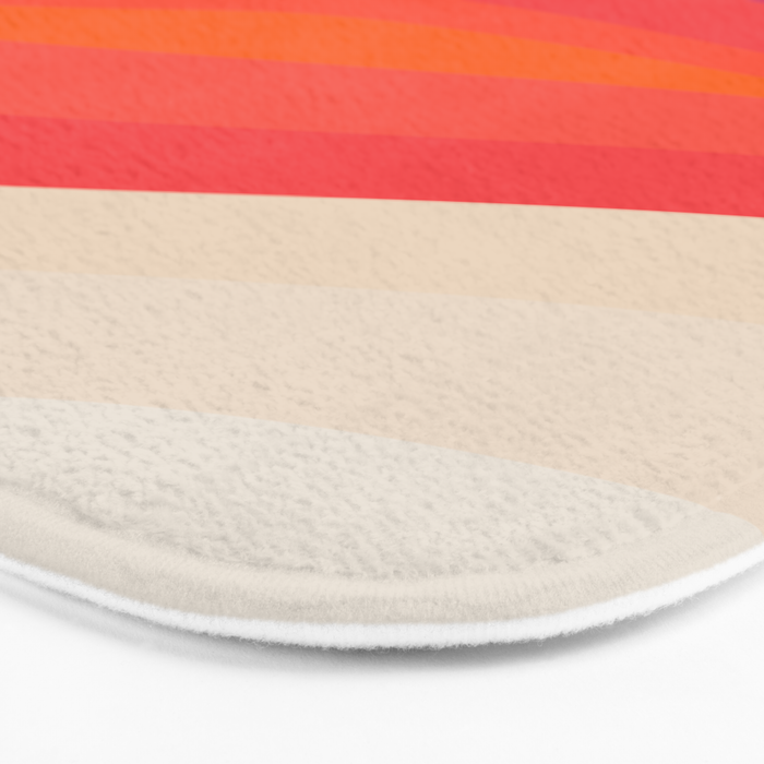 Sacred Geometric Waves: Retro 80s Edition Bath Mat Gallery Image 3
