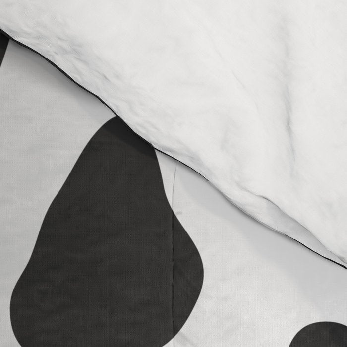 Black and White Cow Print Comforter Gallery Image 4