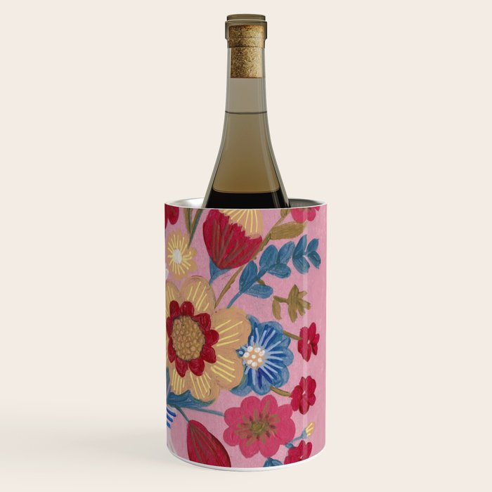 Still life Delft Blue Vase Bouquet Bright colours Wine Chiller Gallery Image 3
