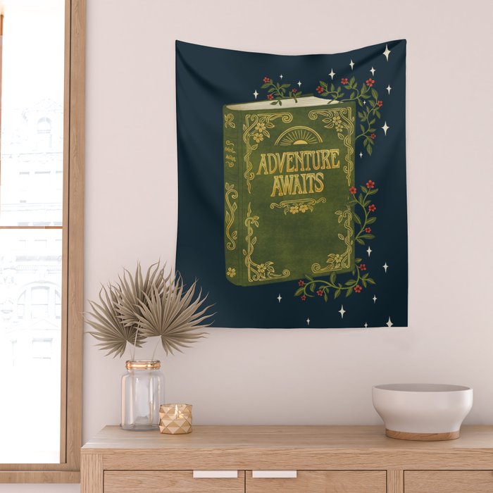 Adventure Awaits Wall Tapestry Gallery Image 2