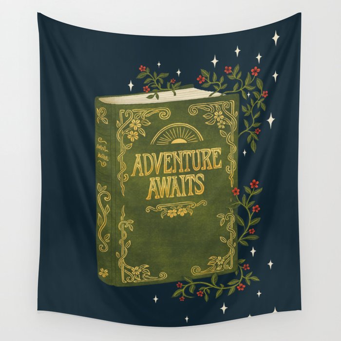 Adventure Awaits Wall Tapestry Gallery Image 1