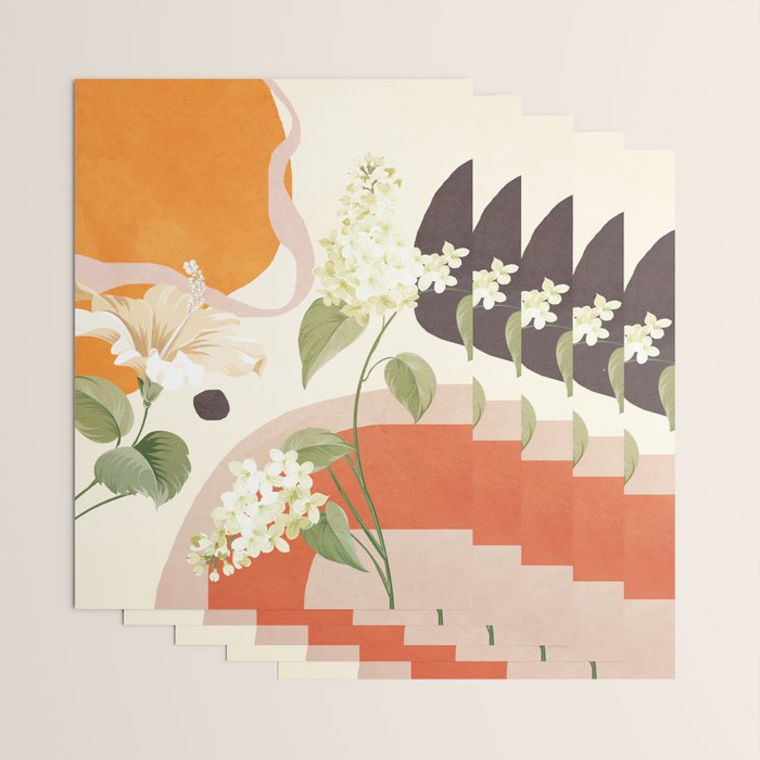 Colorful Flower Design 4 Wrapping Paper Gallery Image 3