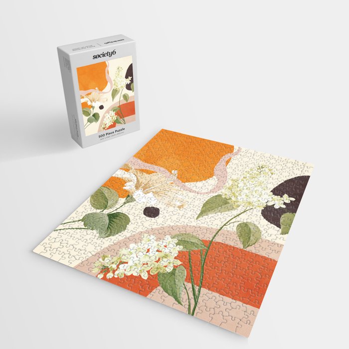 Colorful Flower Design 4 Jigsaw Puzzle Gallery Image 2