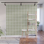 Clovers XXVII Natural Green Botanical Pattern Wall Mural Gallery Image 1