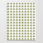 Clovers XXVII Natural Green Botanical Pattern Notebook Gallery Image 4